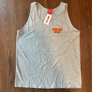 New w/tags Nelk Steve Will Do It Gray Tank Top
